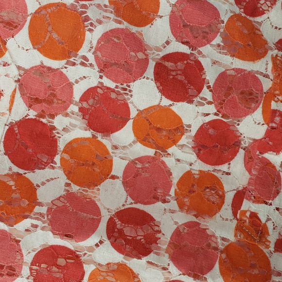 Marni Red and Orange Polka Dot Short Sleeve Top Size Medium - Picture 3 of 7